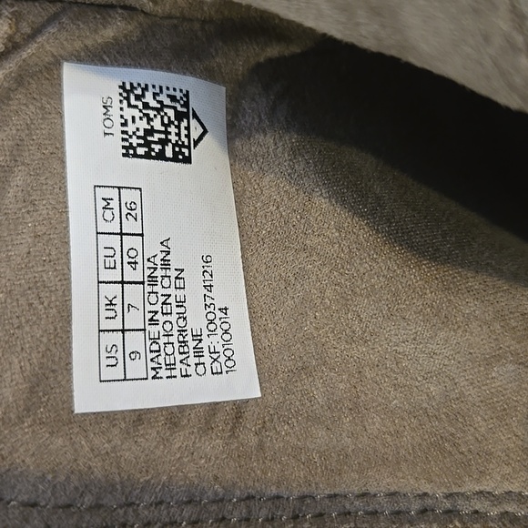 Toms Majorca Peep Toe Stucco  Perforated Bootie Sz 9 NWOT - Picture 5 of 7